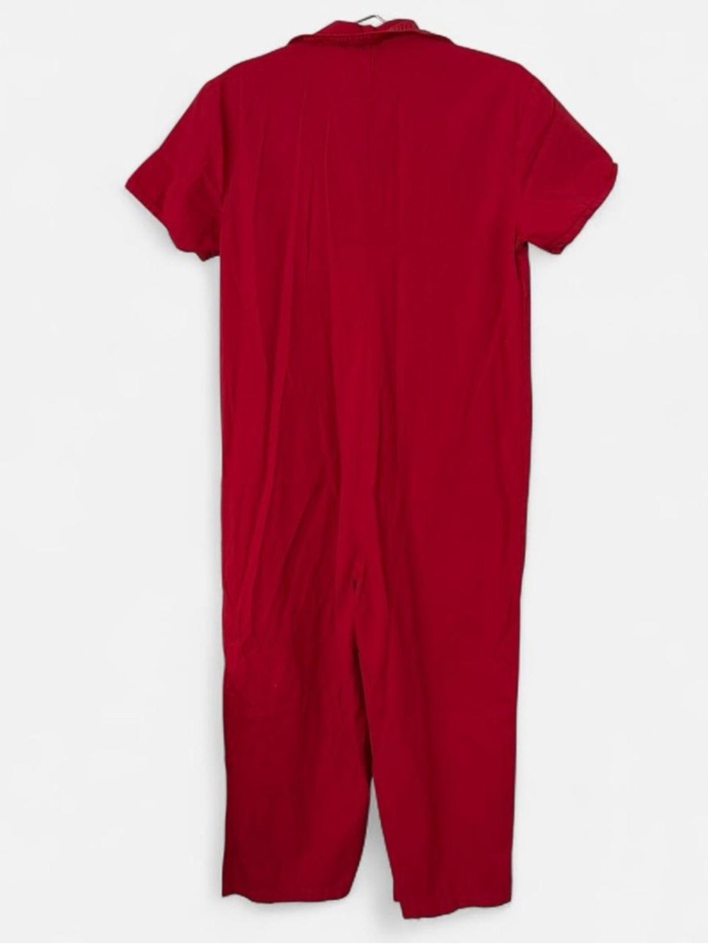 LACAUSA Red Lucky Short-Sleeve Jumpsuit - Picture 6 of 8